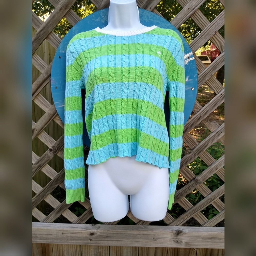 LILY PULITZER Altered Raw Edge Sweater